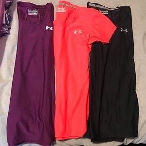 Women’s Under Armour fitted heatgear short sleeves